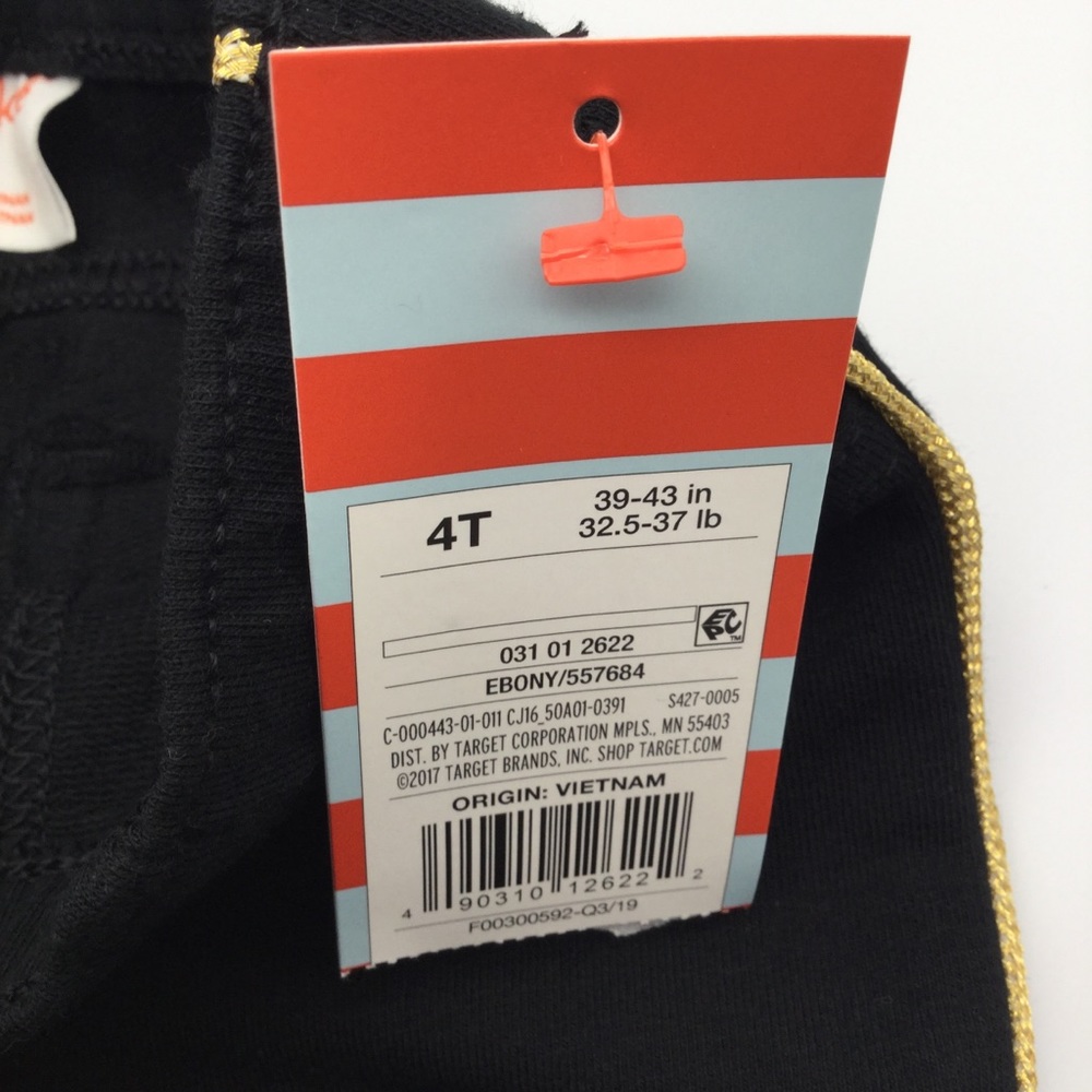 - Cat & Jack girls Jeggings pants 4T. New ebony - Picture 10 of 13